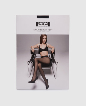 Wolford Чорні колготи Fatal 15 den 18076