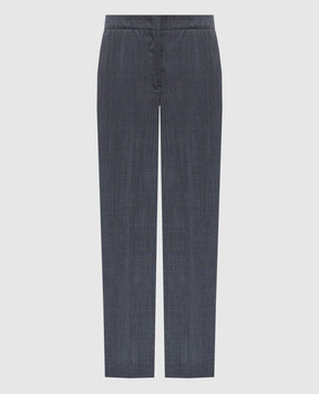 Jil Sander Сірі чіноси з вовни J02KA0303J40171