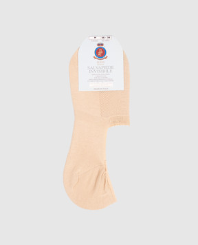 RiminiVeste Бежевые носки-следы WN8005SALVAPIEDE