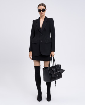 Balenciaga Чорний жакет з вовни 571278TYI20