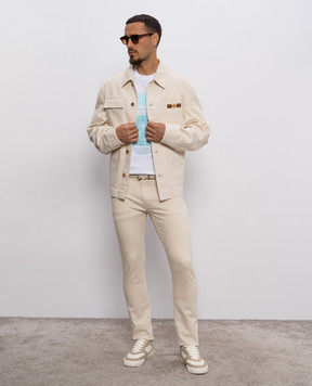 Versace Белая футболка Medusa Rock 10133021A15083