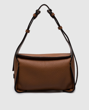 Gianni Chiarini Коричневая кожаная сумка кросс-боди Penelope BS11350RNGDBL