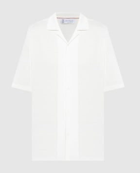 Brunello Cucinelli Белая рубашка M29800165
