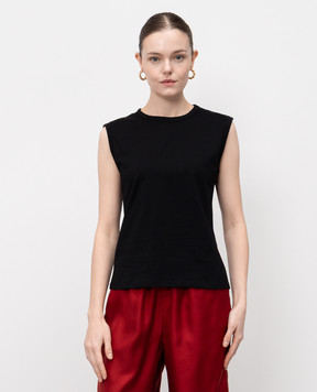 Lou Lou Studio Черный топ BRANI BRANI