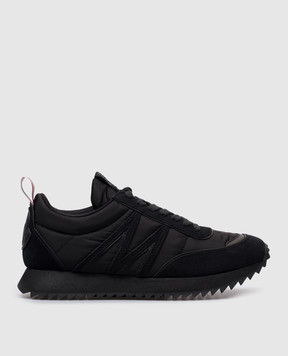 Moncler Чорні комбіновані кросівки Pacey з логотипом K109A4M00210M4156