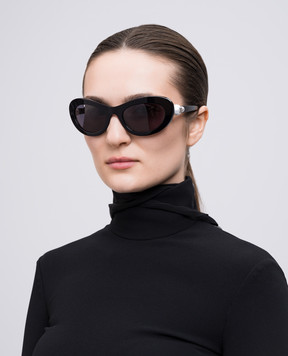 Givenchy Thelios Чорні сонцезахисні окуляри 4G Pearl з кристалами GV40070U