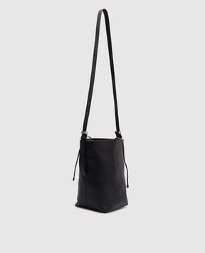 Gianni Chiarini Черная кожаная сумка Amelia с логотипом BS11346COMMGRN