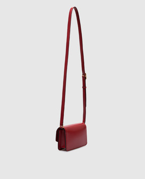 Valentino Красная кожаная глянцевая сумка VAIN 6W0B0R71GCB
