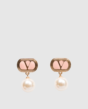 Valentino Сережки Ovalette з намистинами 7W2J0X91LTD
