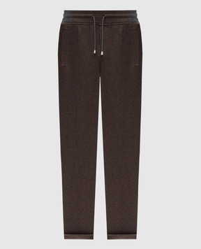 Doriani Cashmere Коричневые спортивные штаны 818PANTF1853J36