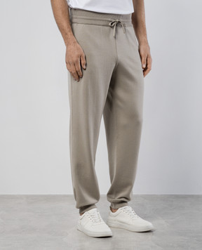 Loro Piana Бежевые джогеры из шерсти FAN7262