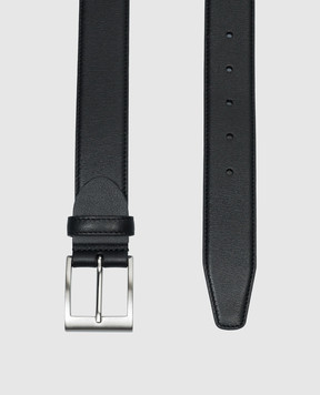 Canali Черный кожаный ремень KA0002550C