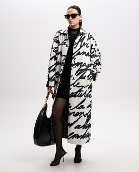 Balmain Двостороннє пальто в принт Love Letter EF1UE100VH64