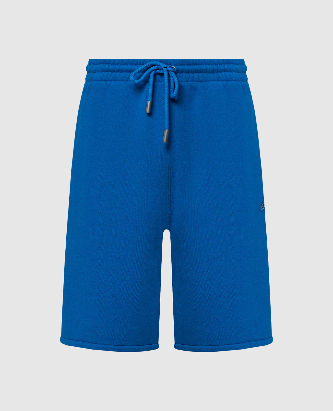 Blue Bandana Arrow Embroidered Shorts