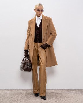 Max Mara Weekend Коричневий кардиган FILMATO з вовни FILMATO