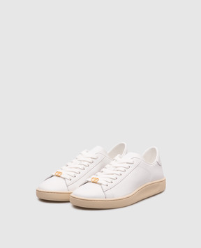 Valentino Белые кожаные кроссовки ROYCO 6W0S0LX9BYA