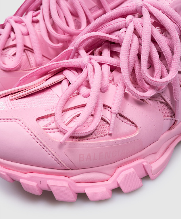 Balenciaga Розовые кроссовки TRACK с многослойной шнуровкой 786283W3CO1 изображение 5