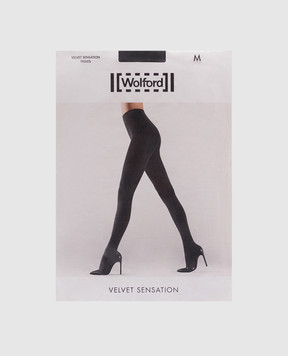 Wolford Сірі колготи Velvet sensation 14495ВЛ16