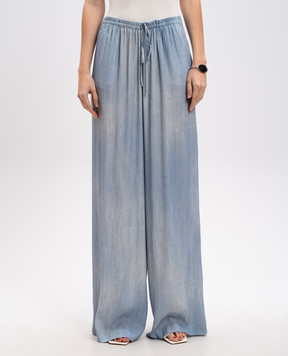 Ermanno Scervino Блакитні штани з ефектом деграде D462P302EMY