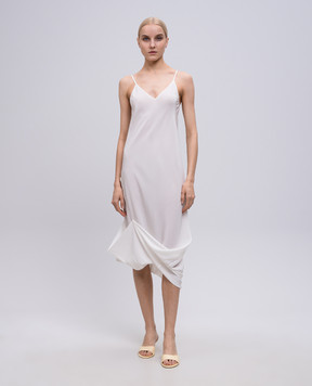 Maison Margiela MM6 Біла сукня із шовку S62DG0047M35441