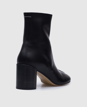 Maison Margiela MM6 Чорні шкіряні ботильони S59WU0249P5000