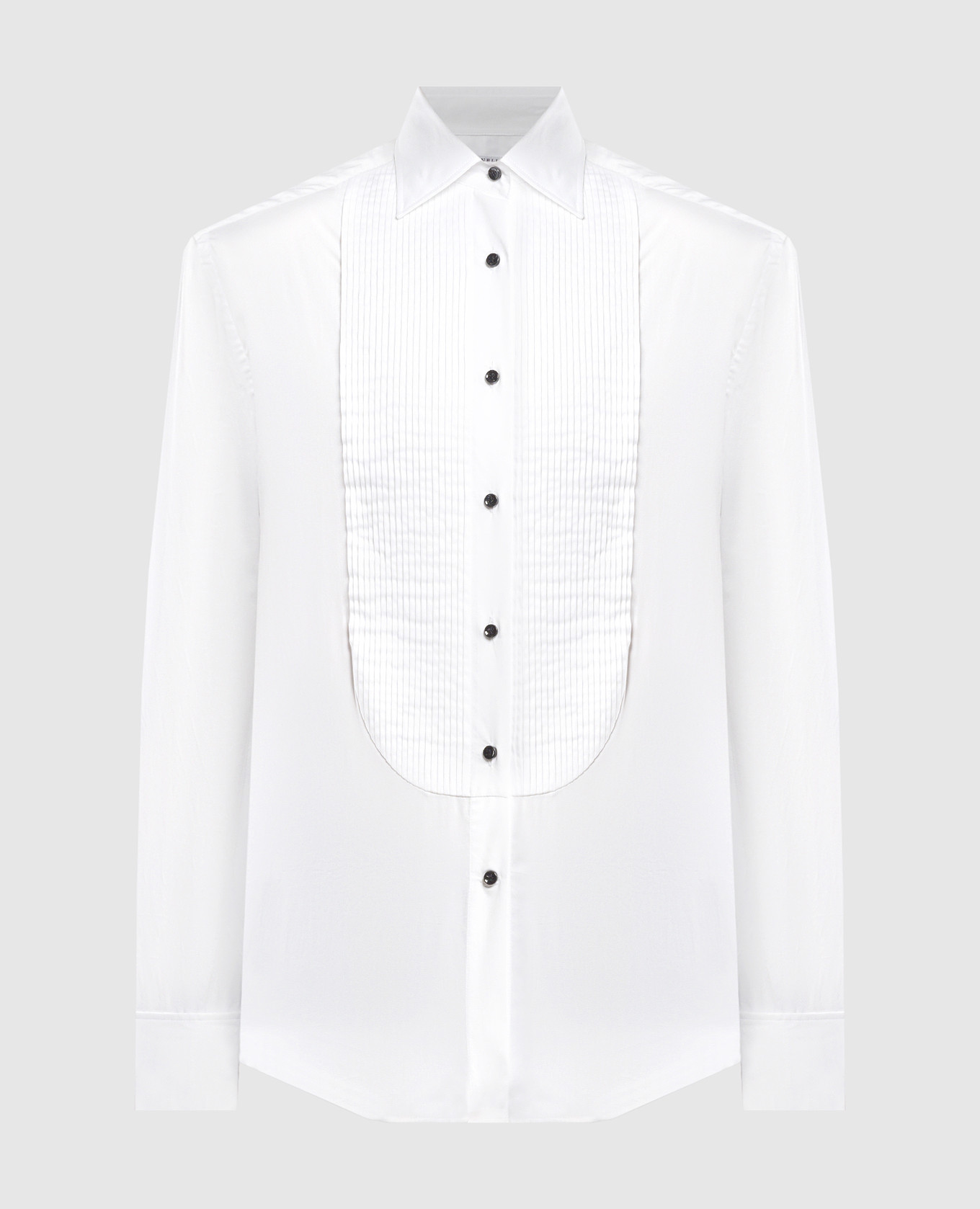 

Белая рубашка-смокинг с плиссированием, Белый, Рубашки