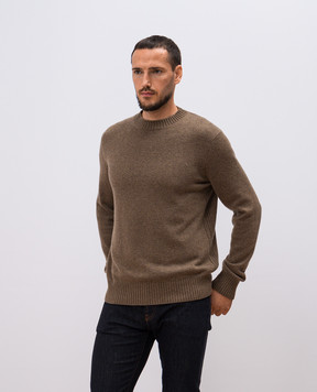 Loro Piana Коричневий джемпер з кашеміру FAM9384