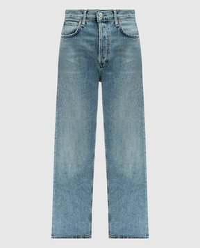 AGOLDE Голубые джинсы REN с эффектом потертости A9191983