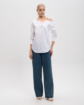 WARDROBE.NYC Сині джинси з патчем логотипа W2048PCINDIG