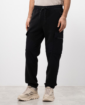 Moncler Grenoble Черные спортивные брюки с логотипом J20978H0000189AK8
