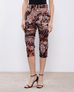 Christian Dior Бриджі в принт Toile de Jouy Tropicalia 011P11A3868