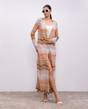 Missoni Білий купальник з бахромою MS25SP07BR00ZX
