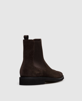 Tom Ford Коричневі замшеві челсі J1552LCL422N