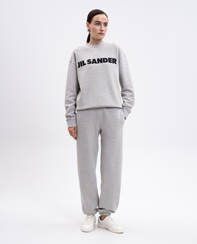 Jil Sander Сірі меланжеві джогери J53KA0006J20010