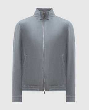 Brunello Cucinelli Серая куртка из шерсти MM4506424
