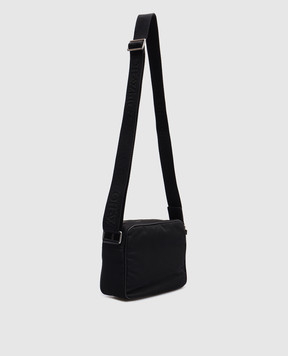 Off-White Чорна сумка Сore з логотипом OMNQ080C99FAB001