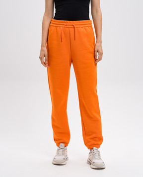 Mackage Оранжевые джогеры с фактурным логотипом NEVR