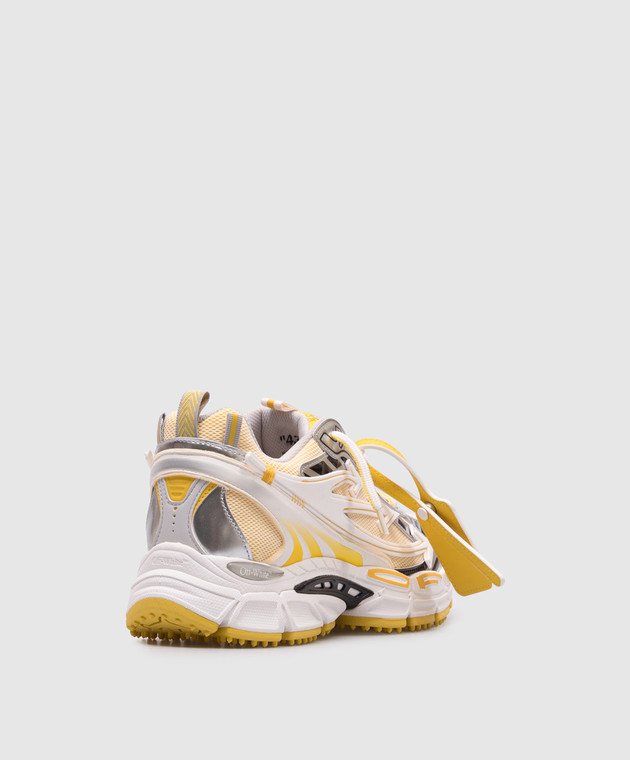 Off-White Желтые кроссовки Be Right Back OMIA295S25FAB005 изображение 3