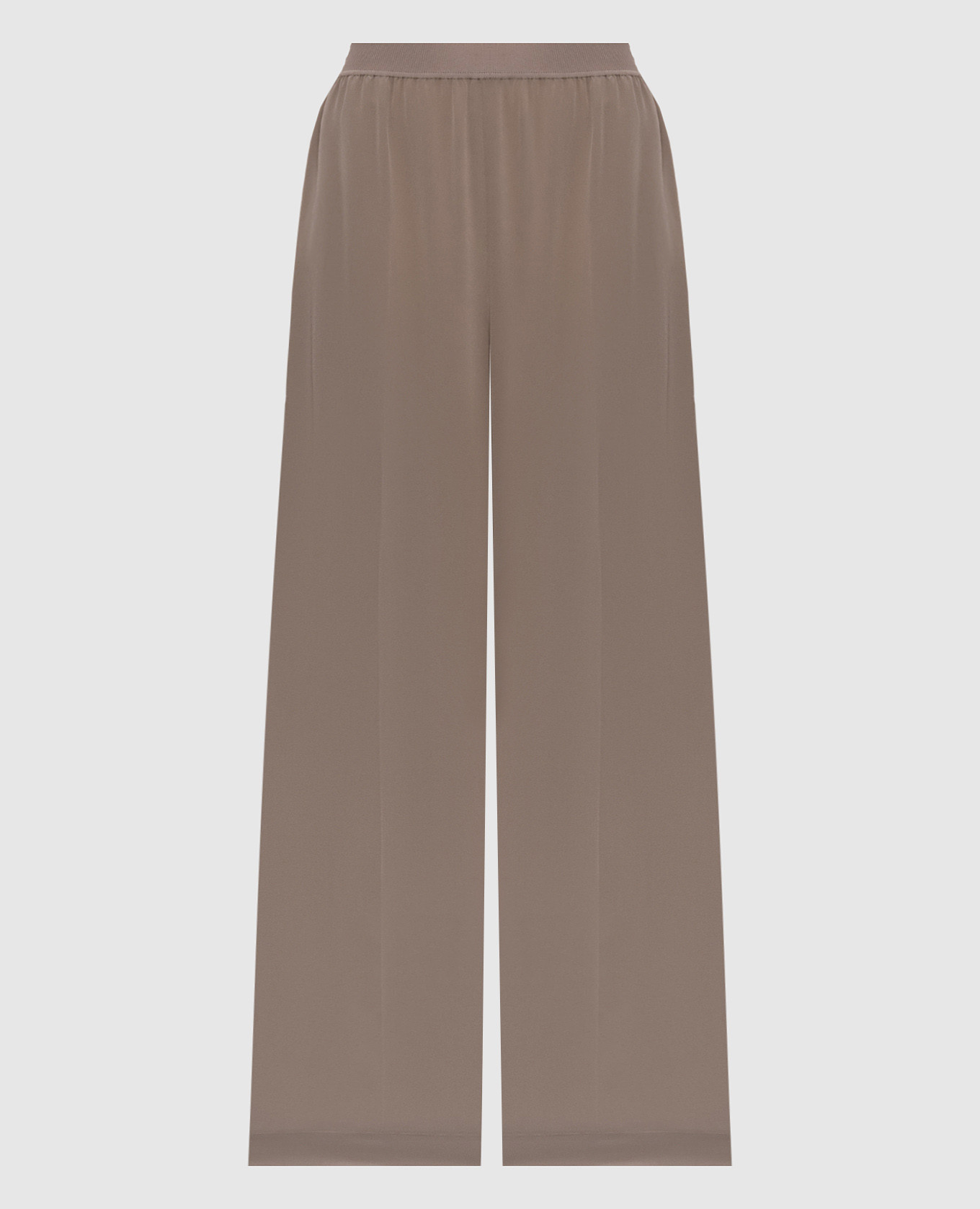 

Серый палаццо Hulin из шелка, Широкие брюки