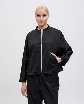 Herno Чорна куртка з логотипом GI000294D12683