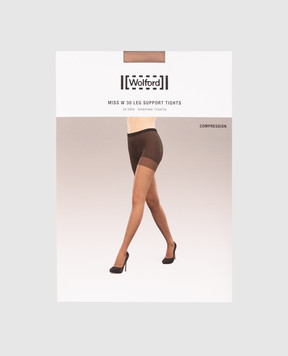 Wolford Чорні колготи Miss W 30 den 11218