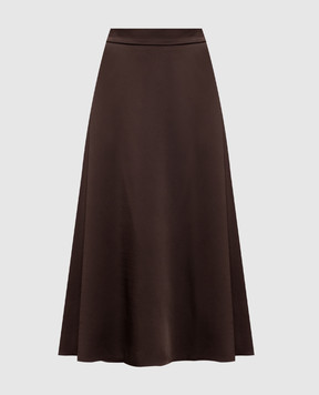 Brunello Cucinelli Коричнева спідниця міді M0H38G3679