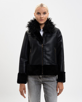 Twinset Черная куртка с логотипом 252TP2410