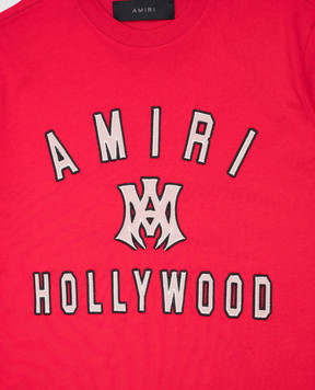 AMIRI Дитяча червона футболка MA HOLLYWOOD AKJYTE1020