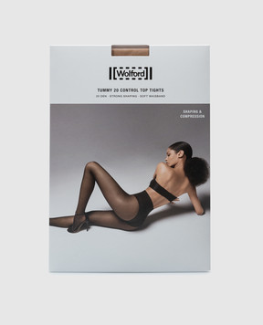 Wolford Бежевые колготки Tummy 20 Den 18517