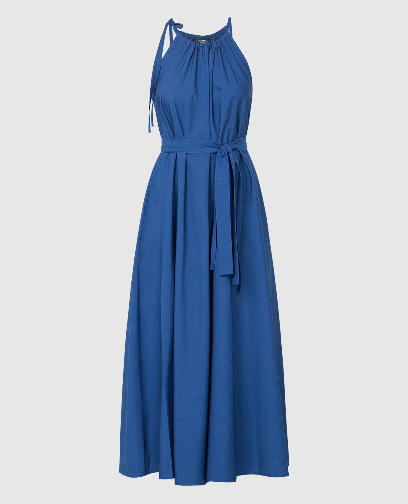 Синее платье миди Fidato