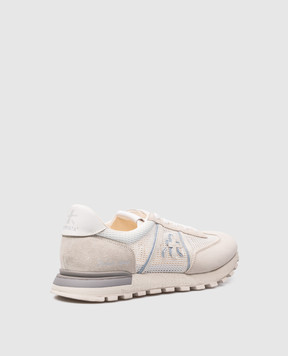 Premiata Бежевые комбинированные кроссовки JOHNLOW JOHNLOW
