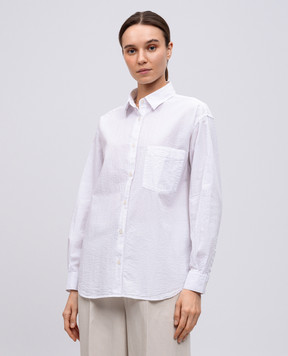 Woolrich Біла сорочка з фактурною текстурою CFWWSI0213FRUT4070
