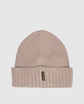 MooRER Бежевая шапка BERET из кашемира BERETCWS