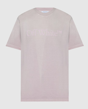 Off-White Рожева футболка з логотипом OWAA049S24JER001